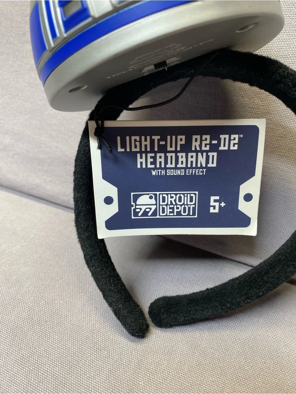 Light-Up R2-D2 Headband - Silver & Blue